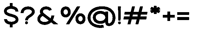 Rotorika Semi Bold Expanded Font OTHER CHARS