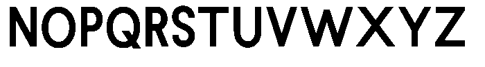 Rotorika Semi Bold Semi Condensed Font UPPERCASE