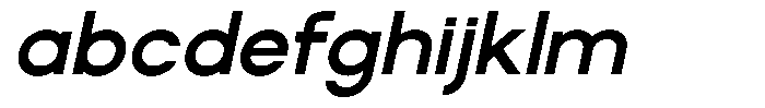 Rotorika Semi Bold Semi Expanded Slanted FONT