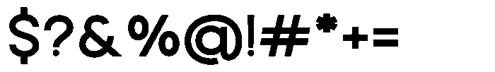 Rotorika Semi Bold Semi Expanded Font OTHER CHARS