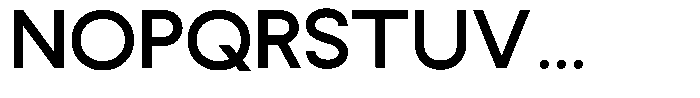 Rotorika Semi Bold Semi Expanded Font UPPERCASE