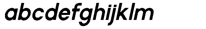 Rotorika Semi Bold Slanted FONT