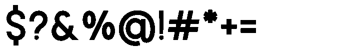 Rotorika Semi Bold Font OTHER CHARS