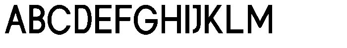 Rotorika Semi Condensed Font UPPERCASE