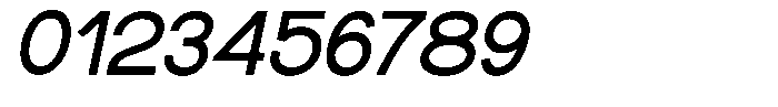 Rotorika Semi Expanded Slanted Font OTHER CHARS