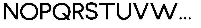 Rotorika Semi Expanded Font UPPERCASE