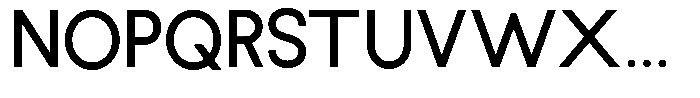 Rotorika Variable Upright Font UPPERCASE