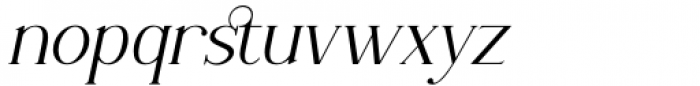 Rottering Italic Font LOWERCASE