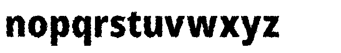 Rottingham Decay Font LOWERCASE