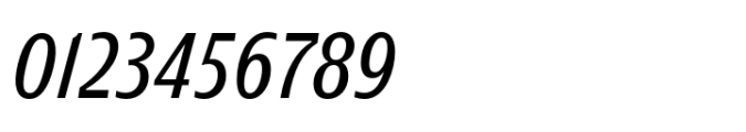 Rotulo Compressed Regular Oblique Font OTHER CHARS