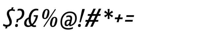 Rotulo Compressed Regular Oblique Font OTHER CHARS