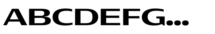 Rotulo Expanded Bold Font UPPERCASE