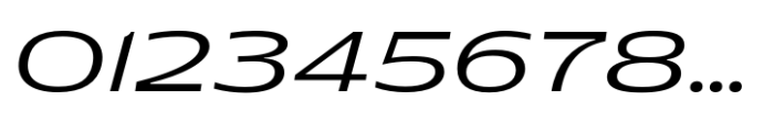 Rotulo Expanded Light Oblique Font OTHER CHARS