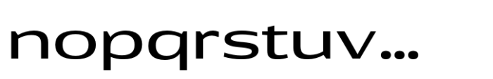 Rotulo Expanded Medium Font LOWERCASE