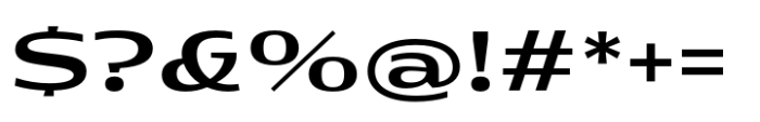 Rotulo Expanded Semi Bold Font OTHER CHARS