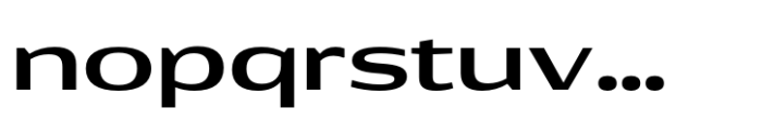 Rotulo Expanded Semi Bold Font LOWERCASE