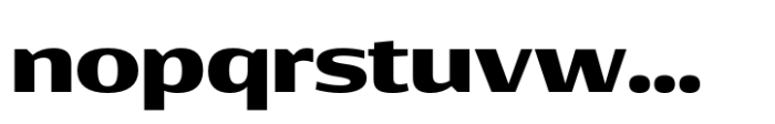 Rotulo Extended Black Font LOWERCASE