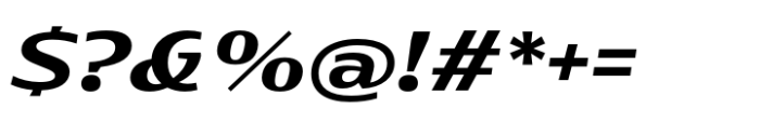 Rotulo Extended Bold Oblique Font OTHER CHARS