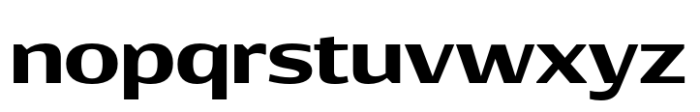 Rotulo Extended Bold Font LOWERCASE