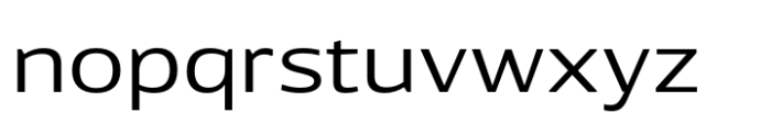 Rotulo Extended Light Font LOWERCASE
