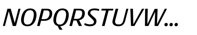 Rotulo Medium Oblique Font UPPERCASE