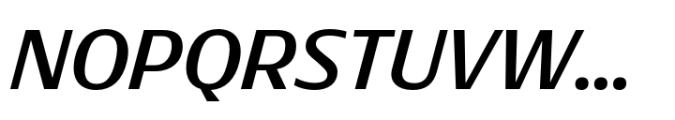 Rotulo Semi Bold Oblique Font UPPERCASE