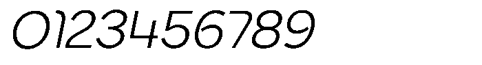 Rotund Italic Font OTHER CHARS