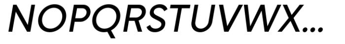 Rotunda Italic Variable Font Font UPPERCASE
