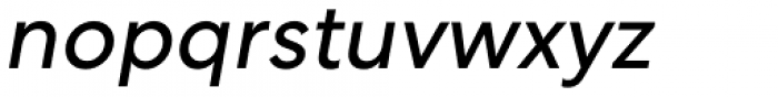 Rotunda Regular Italic Font LOWERCASE