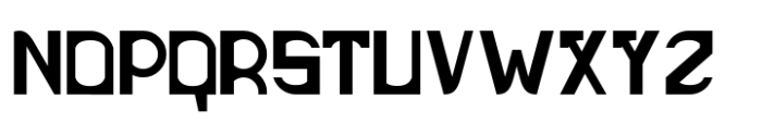 Rotundum Font UPPERCASE