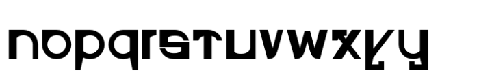 Rotundum Font LOWERCASE