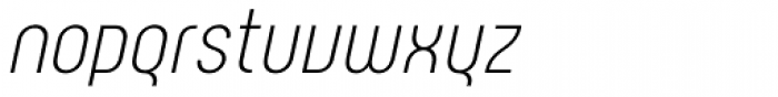 Rotundus Light Italic Font LOWERCASE