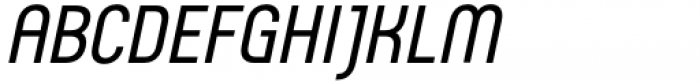 Rotundus Semi Bold Italic Font UPPERCASE