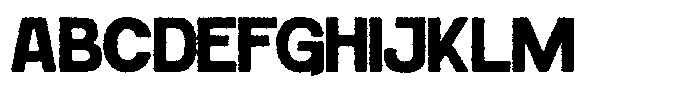 Rotura Vintage Rough Font UPPERCASE