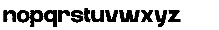 Rotura Vintage Rough Font LOWERCASE