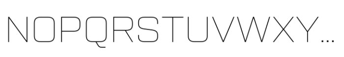 Rouben Thin Font UPPERCASE