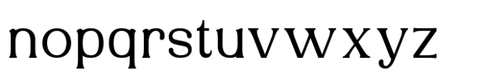 Rouge Gorge Thin Font LOWERCASE
