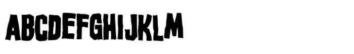 Rough Blocky Font UPPERCASE