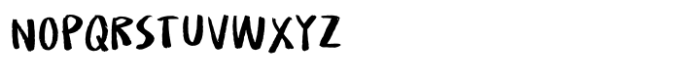 Rough Bluff Regular Font UPPERCASE