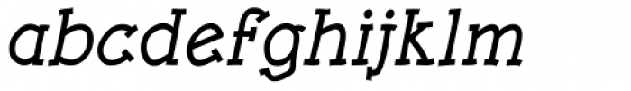 Rough Bold Italic Font LOWERCASE