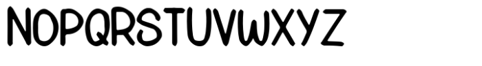 Rough Comic Font UPPERCASE