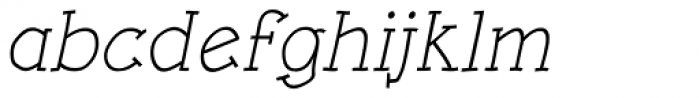 Rough Italic Font LOWERCASE