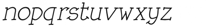 Rough Italic Font LOWERCASE