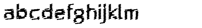 Rough Letter Black W07 FONT