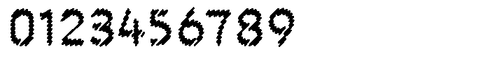 Rough Letter Black W407 Font OTHER CHARS