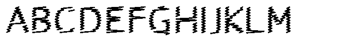 Rough Letter Bold W06 Font UPPERCASE