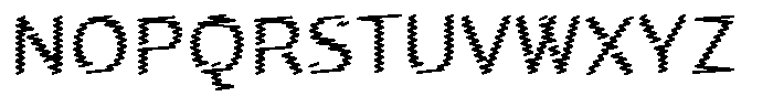 Rough Letter Bold W06 Font UPPERCASE
