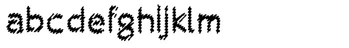 Rough Letter Bold W406 FONT