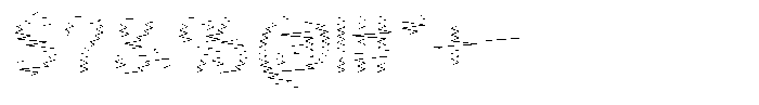 Rough Letter Light W03 Font OTHER CHARS