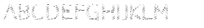 Rough Letter Light W03 Font UPPERCASE